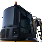 Miniexcavadora Donker DK40 con cabina, 2 velocidades, joysticks, aire acondicionado y motor Yanmar de 38 CV.